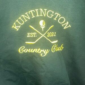 Kuntington Country Club Hunter Green Crew Neck Sweatshirt
